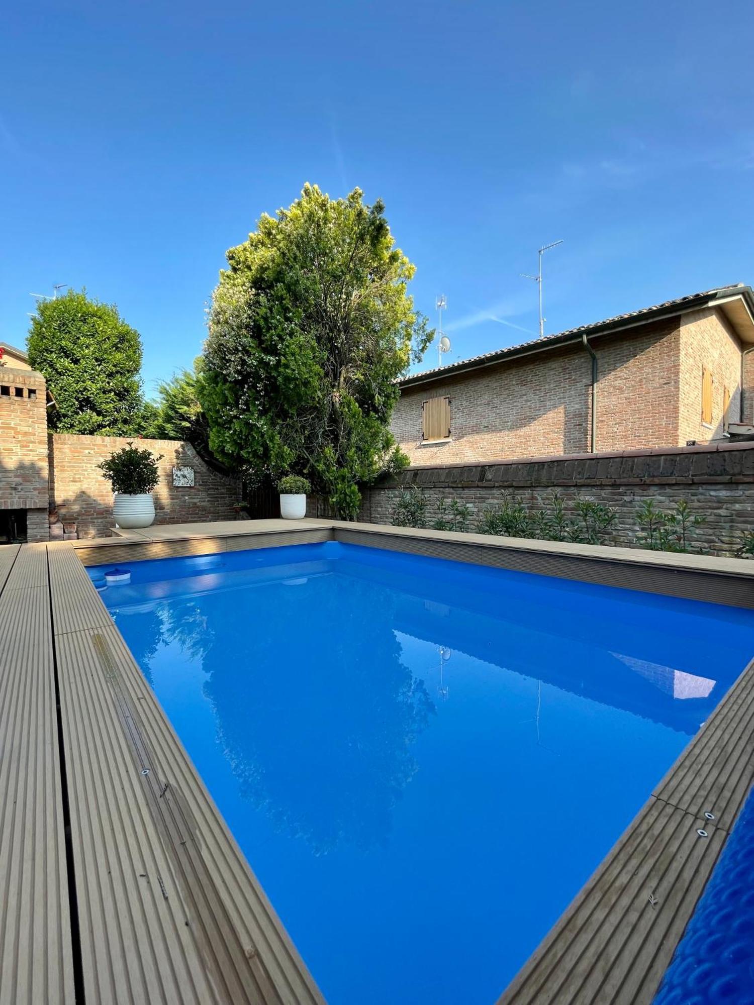 费拉拉Casa Matilde Piano Terra 100Mq Con Parking E Piscina公寓 外观 照片